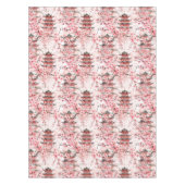 Chinesische Pagode mit Kirschblüten (7) Tischdecke (Vorderseite)