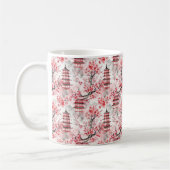 Chinesische Pagode mit Kirschblüten (9) Kaffeetasse (Links)