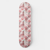 Chinesische Pagode mit Kirschblüten (9) Skateboard (Vorderseite)