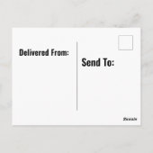 Chinesische Pagode Postkarte (Rückseite)