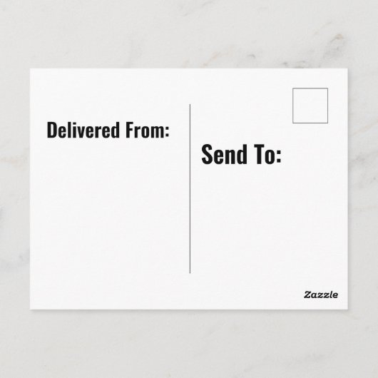 Chinesische Pagode Postkarte (Rückseite)