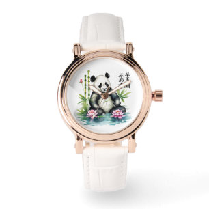 Chinesische Panda-Armbanduhr Armbanduhr