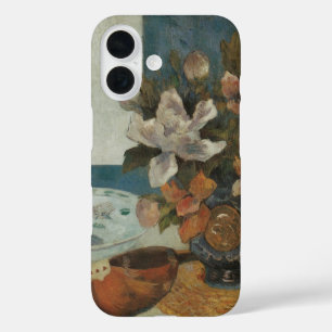 Chinesische Päonien und Mandoline von Paul Gauguin iPhone 16 Hülle