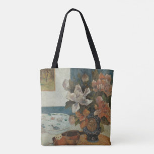 Chinesische Päonien und Mandoline von Paul Gauguin Tasche
