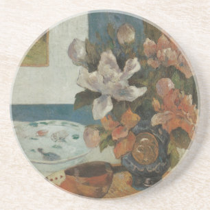 Chinesische Päonien und Mandoline von Paul Gauguin Untersetzer