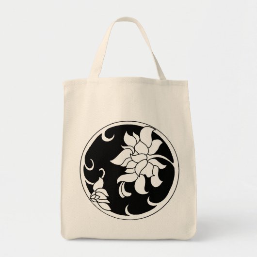 Chinesische Peony-Blume - Beutel Tragetasche (Vorne)