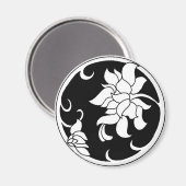 Chinesische Peony-Blume - Magnet (Vorderseite/Rückseite)