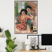 CHINESISCHE PEST SPRAY WERBUNG c. 1930 Poster (Heimbüro)