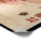 CHINESISCHE PEST SPRAY WERBUNG c. 1930 Poster (Ecke)