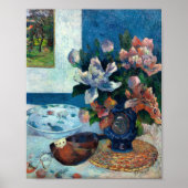 Chinesische Pfennig und Mandolin | Paul Gauguin Poster (Vorne)