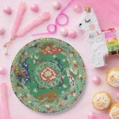 Chinesische Pferdedesignpapier-Teller Pappteller (Party)