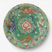 Chinesische Pferdedesignpapier-Teller Pappteller (Vorderseite)