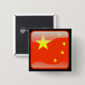 Chinesische polierte Flagge Button (Vorne & Hinten)