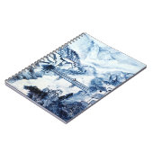 Chinesische Porzellan-Kunst #1 Notizblock (Linke Seite)