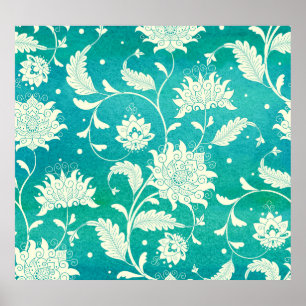 Chinesische Porzellanflora Poster