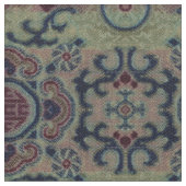 Chinesische Qing-Dynastie Blume Brocade Muster Fab Stoff (Nahaufnahme)