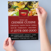 Chinesische Restaurantwerbung Flyer (Hand)