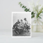 Chinesische Rickshaw, c.1870 (b/w-Foto) Postkarte (Stehend Vorderseite)