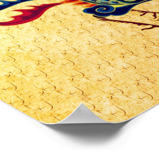 Chinesische Rooher Reproduction Art Poster (Ecke)