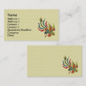 Chinesische Roostar Art Design Business Card Visitenkarte (Vorne/Hinten)