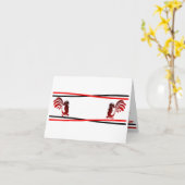 Chinesische Rooster-Note-Karte Karte (Gelbe Blume)