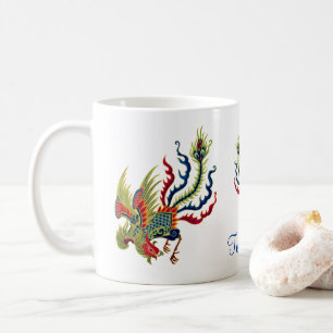 Chinesische Roosterkunst Personalisiert Kaffeetasse