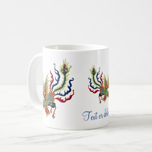 Chinesische Roosterkunst Personalisiert Kaffeetasse (Vorderseite Links)