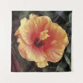 Chinesische Rose Blume Künstlerisches Blumenblut Wandteppich (Vorderseite)