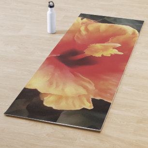 Chinesische Rose Blume Künstlerisches Blumenblut Yogamatte
