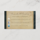 Chinesische rote Drache-Visitenkarten Visitenkarte (Rückseite)