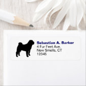 Chinesische Rücksendeadresse der Shar-Pei-Hunde-Si (Insitu)