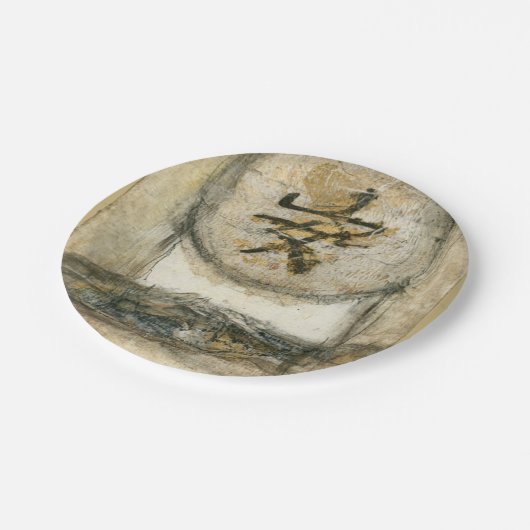 Chinesische Ruhe-Malerei von Mauro Pappteller (Schrägansicht)