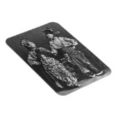 Chinesische Schauspieler, c.1870 (b/w-Foto) Magnet (Rechte Seite)