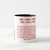 CHINESISCHE SCHLANGE DES TIERKREIS-PAPERCUT ZWEIFARBIGE TASSE (Mittel)