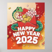 Chinesische Schlange Poster (Vorne)