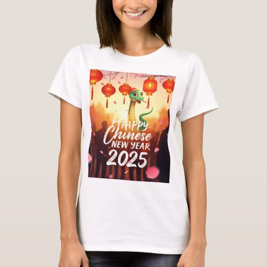 Chinesische Schlange T-Shirt (Vorderseite)