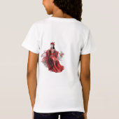 Chinesische Schönheit in antiken Gemälden - Detail T-Shirt (Rückseite)