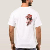 Chinesische Schönheit in antiken Gemälden - Detail T-Shirt (Rückseite)