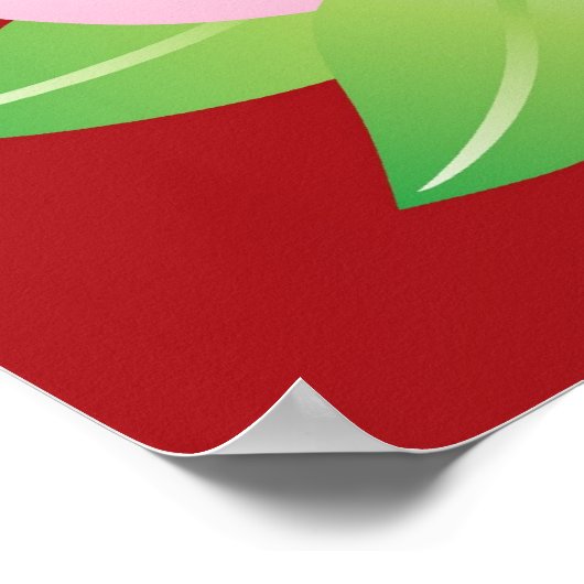 Chinesische Schriftzeichen — Langlebigkeit Illustr Poster (Ecke)