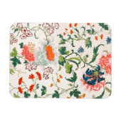 Chinesische Seidendesign Mitte des 18. Jahrhundert Magnet (Horizontal)