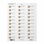 Chinesische Shar Pei-Adressetiketten (Vorne)