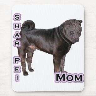 Chinesische Shar-Pei-Mama 4 Mousepad