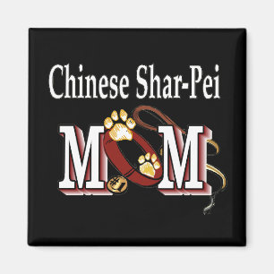 Chinesische Shar-pei-Mutter Magnet