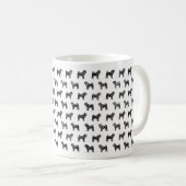 Chinesische Shar-Pei-Sketch-Design-Tasse Kaffeetasse (VorderseiteRechts)
