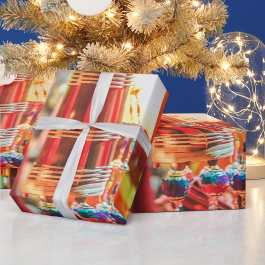 Chinesische Silvesterleuchten Geschenkpapier (Feiertage)