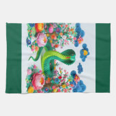 Chinesische Silvesternake 2025 KT4 Geschirrtuch (Horizontal)