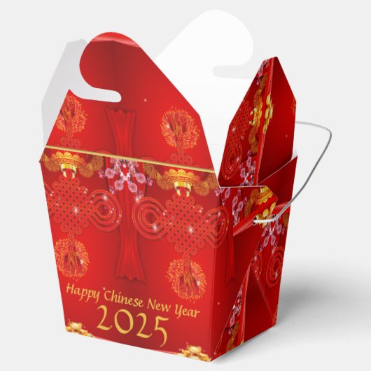 Chinesische Sitte Neujahr Red Knot Take-out FB Geschenkschachtel (Geöffnet)