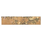 Chinesische Song-Dynastie Rose & Bienen von Zhao C Kurzer Tischläufer (Horizontal)