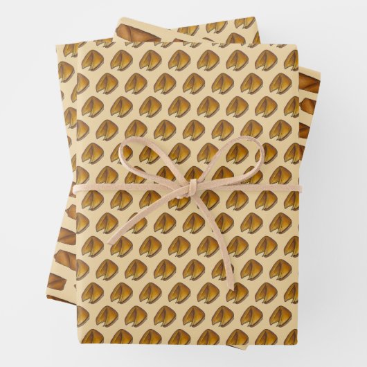 Chinesische Speiseeier Rolls Fortune Cookies Geschenkpapier Set (Beispiel)