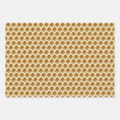 Chinesische Speiseeier Rolls Fortune Cookies Geschenkpapier Set (Vorderseite)